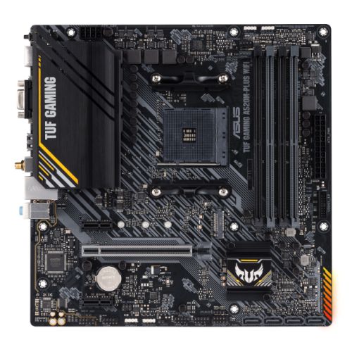 ASUS TUF Gaming A520M-PLUS WiFi Micro ATX AM4 Motherboard DDR4 ASUS TUF Gaming A520M-PLUS WiFi Micro ATX AM4 Motherboard DDR4
